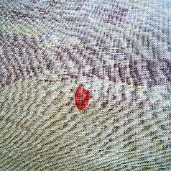 Fall Autumn Tablecloth is VINTAGE VERA (and not perfect) - Picture 2 of 10